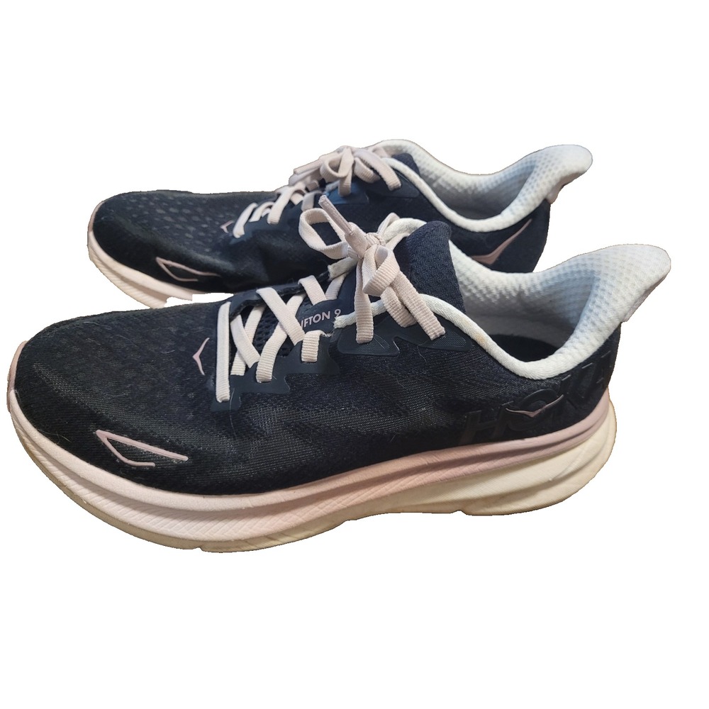Hoka One One HOKA Clifton 9 Obsidian Quartzite Womens Running Sneaker Size 8.5